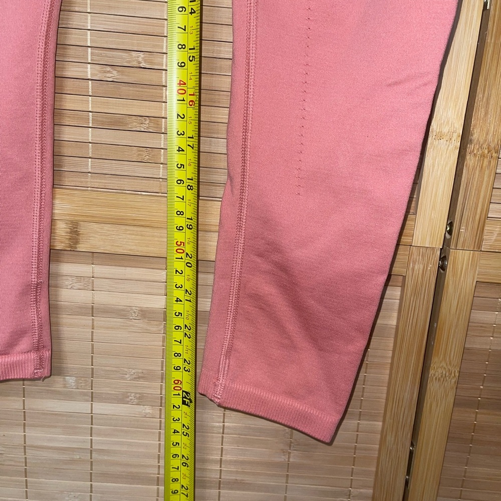 SWEAT SEAMLESS LEGGINGS Terracotta Pink Gymshark Womens Size M - Picture 5 of 5